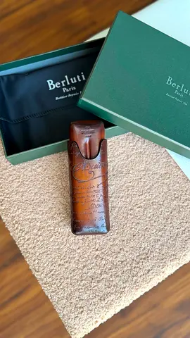 *BERLUTI* Cigar Case 2 Venezia Calf Leather *VIP QUALITY*