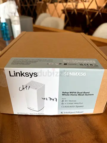 Brand new Linksys Velop WiFi 6 AX5400 Dual-Band Mesh System