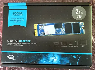 OWC Upgrade 2TB Aura Pro X2 Gen4 NVMe SSD for MAC