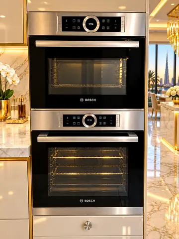 Bosch Series 8 Built-In Oven & Microwave Set – Excellent Condition, Modern Kitchen Setup