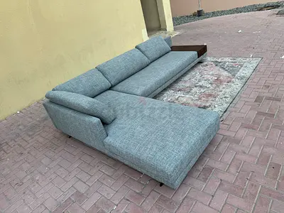 Amazing Condition Poli __ Form Feather 🪶 filled L Shape Sofa