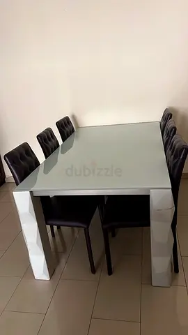 Dining table with chairs