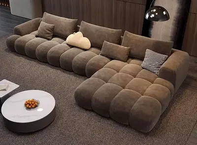 Modern luxury 4 seater L Sofa