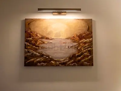 Handmade textured painting