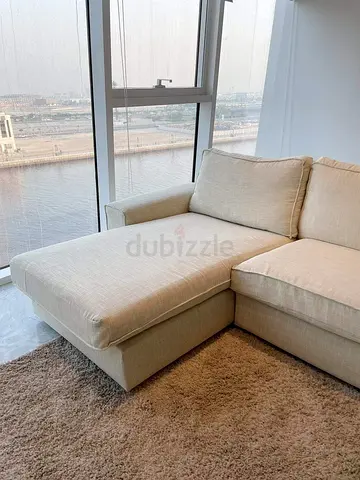 Almost brand new Condition Ikea Kivik L Shape Sofa Beige