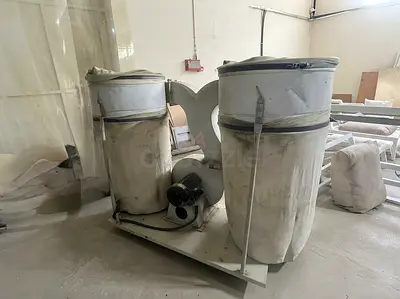 SIMCO double-bag dust collector