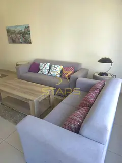 Furnished 1BR | Lake Facing | Balcony | Closed Kitchen