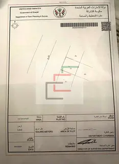 Two Adjacent Plots for Sale in Al Beleida 1, Sharjah | Ready to Build | On 36M Road