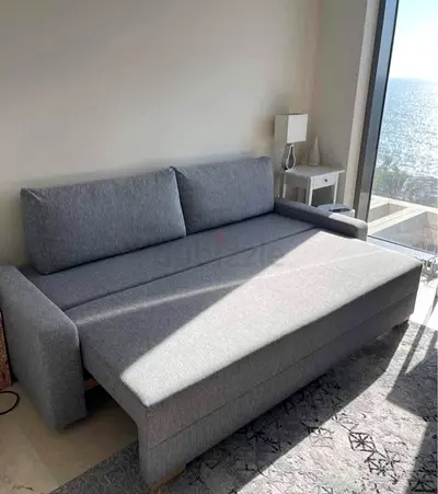 Grey Pull Out Sofa Bed