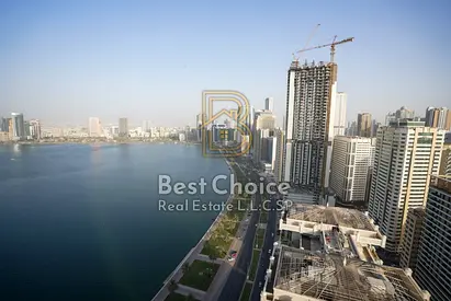 Luxury 3-Bedroom Apartment in Al Dana | Full Panoramic Views of Khalid Lagoon & Al Majaz Theatre |