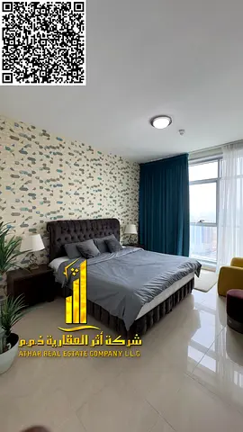 Fully furnished 2-bedroom apartment with a living room available for monthly rent in Ajman. Includes utilities, internet, and parking 🚗. Prime locati