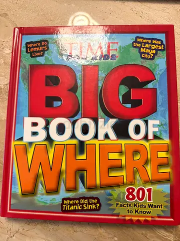 Big Book of Where - Children's Trivia/Facts (hardcover)