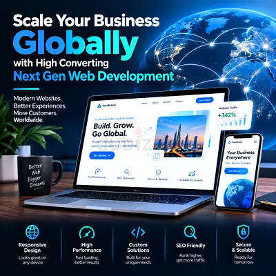 Scale Your Business Globally with High Converting Next Gen Web Development