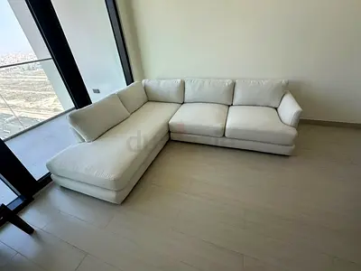 Comfortable , West Elm Haven Sofa Beige Perfect Condition