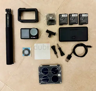 DJI Osmo Action 4 with accessories
