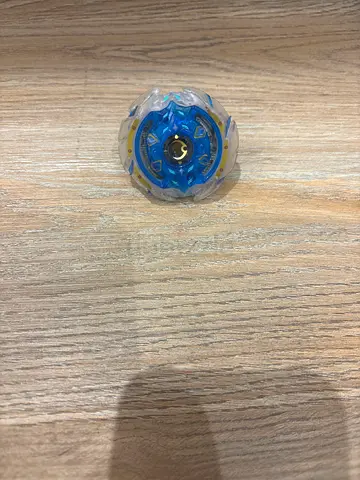 Used blue Beyblade spinning top - single launcher top