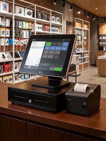 Complete POS System with Touchscreen, Cash Drawer and Receipt Printer
