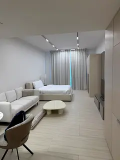 Furniture’s 590 Sqft studio, Balcony & Garden | Pool, Gym | kids play| NR Global village & IMG, E3