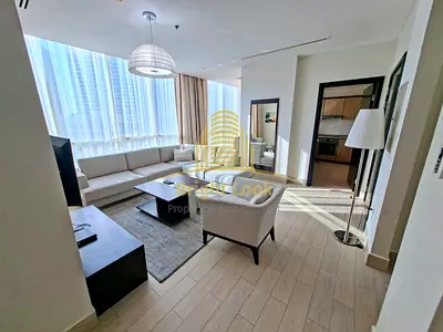 Fully Furnished 1BHK Near Capital Park – Hamdan Street | AED 82,000