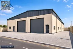 Twin Warehouses / Sheds for Rent in Al Jurf Industrial 2 | 6,594 Sqft Total BUA | Office Mezzanine &