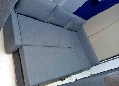 IKEA L shap Sofa store cum bed you will fixed