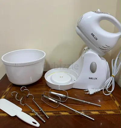 Milux Stand Mixer with Mixing Bowl and Attachments