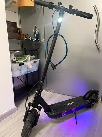 It's a electric scooter