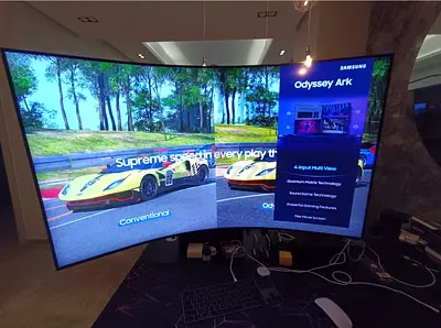 Samsung Odyssey 2nd Gen Ark 55-inch Curved Gaming Monitor/TV - Excellent Condition