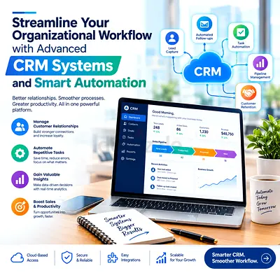 Streamline Your Organizational Workflow with Advanced CRM Systems and Smart Automation