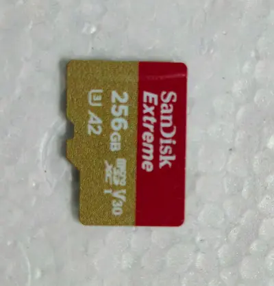 SanDisk Extreme 256GB Best For Cameras & Drones