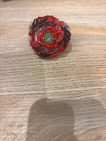 Red Beyblade Burst Top fafnir (used)