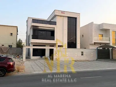 ** فيلا فاخرة للبيع في عجمان – منطقة الياسمين ** *تصميم عصري راقٍ ومساحات واسعة تناسب عائلتك (طابقين + روف)* **الموقع:** الياسمين، عجمان   *تصميم عصري