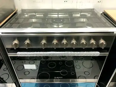 Bosch 90cm Stainless Steel Gas Cooker with Oven 90cm