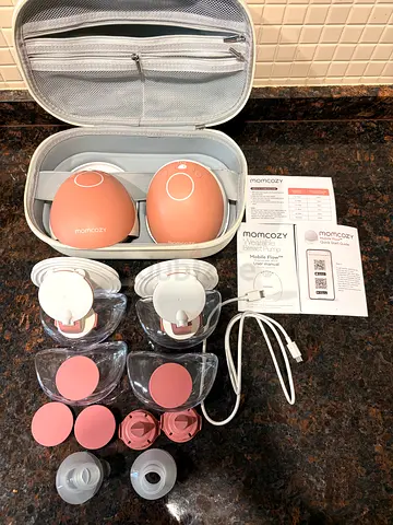 Momcozy M9 Double Electric handsfree Breast Pump with Accessories - Gently Used