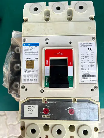 Eaton 630A 3-Pole Circuit Breaker