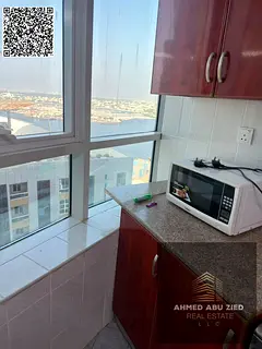 The best Furnished 1BR Apartment for Annual Rent in Orient Towers, Open Creek View, Pool, Gym, Parki