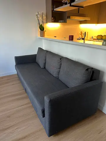Ikea 3 SEAT sofa bed with storage - grey