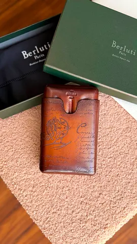 *BERLUTI* Cigar Case 4 Venezia Calf Leather *VIP QUALITY*