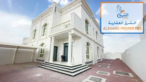 Modern Villa for Annual Rent – Al Houshi, Sharjah 5 Bedrooms | First Occupant | Smart Home | Area: 5,000 sq. ft.