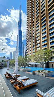 Burj Khalifa View Studio | Furnished | Kempinski Central Avenue Dubai