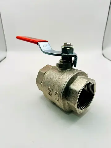 DN40 (1.5") Brass Ball Valve PN25 with Lever Handle – Made in Italy (CE Certified)