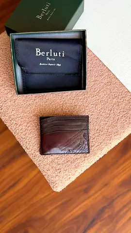 *BERLUTI* Bambou Card Holder Venezia Calf Leather * *VIP QUALITY*
