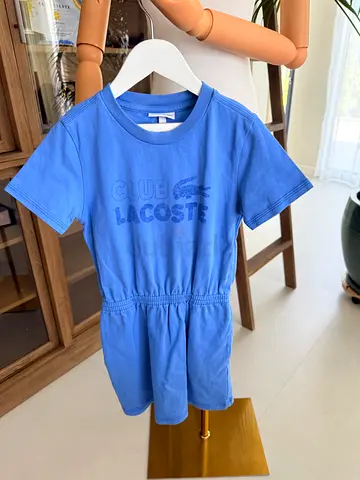 Lacoste blue dress girl size 8
