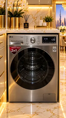 LG Steam 10kg Washer + 7kg Dryer – Washing & Drying Set | Almost New