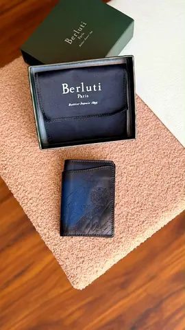 *BERLUTI* Jagua Card Holder Venezia Calf Leather *