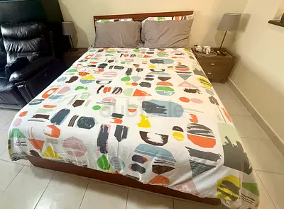 Queen size bed frame, 150 × 200 cm,