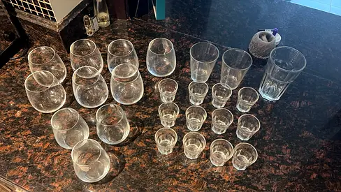 IKEA Glassware Collection – 25 Pieces