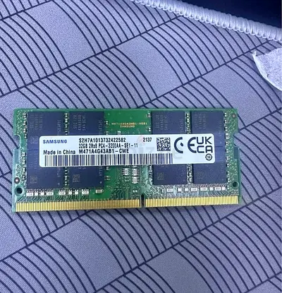 32gb DDR4 Laptop Ram - Smsung - 3200mt/s Buzz Speed - Original
