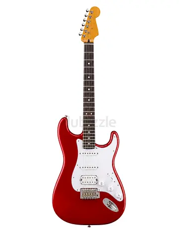 Red HSS Electric Guitar – 6-String Classic Style