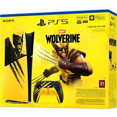 PlayStation 5 Digital Edition Marvel’s Wolverine Limited Edition Console, 825GB, UAE Version
